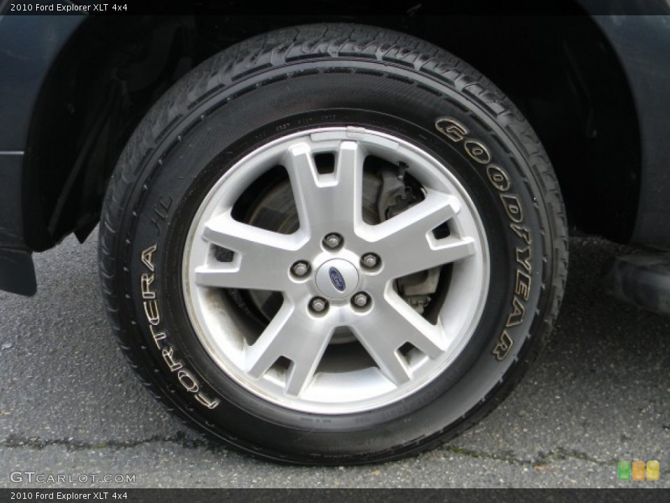 2010 Ford Explorer XLT 4x4 Wheel and Tire Photo #59501022