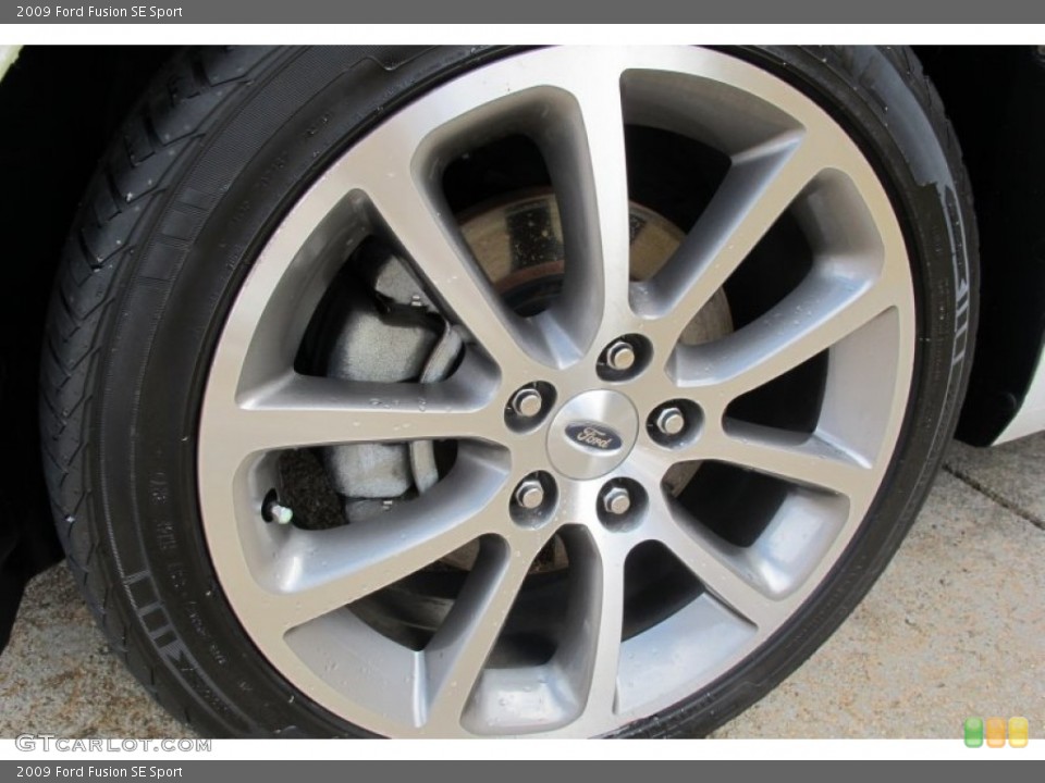 2009 Ford Fusion SE Sport Wheel and Tire Photo #59503473