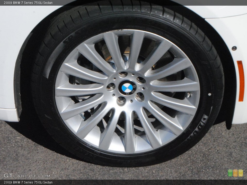 2009 BMW 7 Series 750Li Sedan Wheel and Tire Photo #59509431