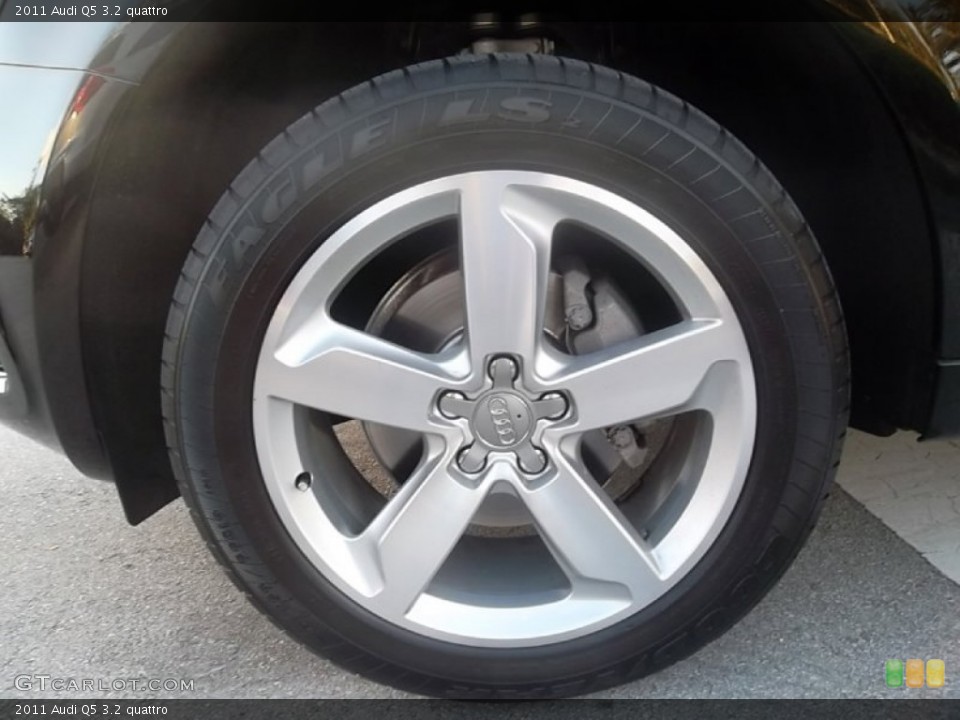 2011 Audi Q5 3.2 quattro Wheel and Tire Photo #59510728