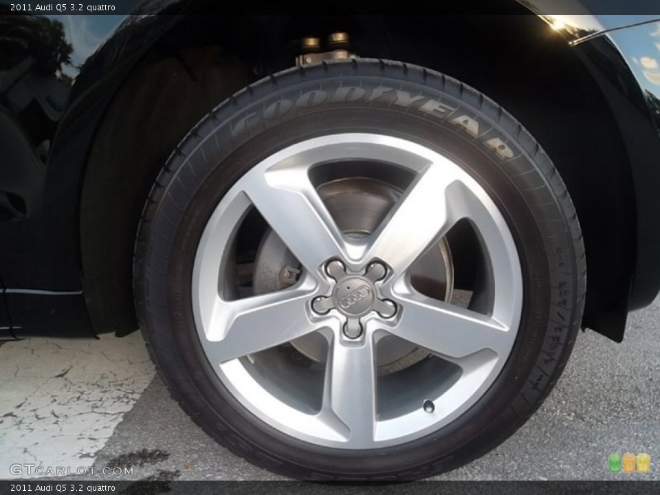 2011 Audi Q5 3.2 quattro Wheel and Tire Photo #59510802