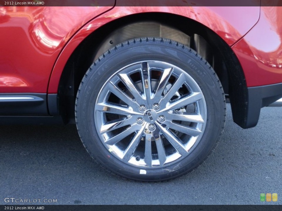 2012 Lincoln MKX AWD Wheel and Tire Photo #59515845