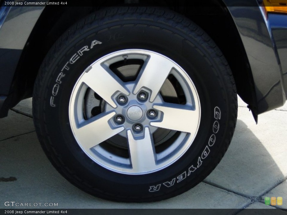 2008 Jeep Commander Limited 4x4 Wheel and Tire Photo #59517060