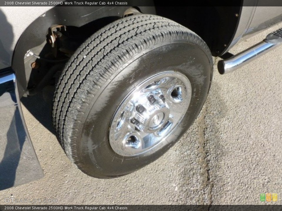 2008 Chevrolet Silverado 2500HD Work Truck Regular Cab 4x4 Chassis Wheel and Tire Photo #59523660
