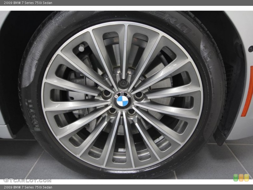 2009 BMW 7 Series 750i Sedan Wheel and Tire Photo #59530652