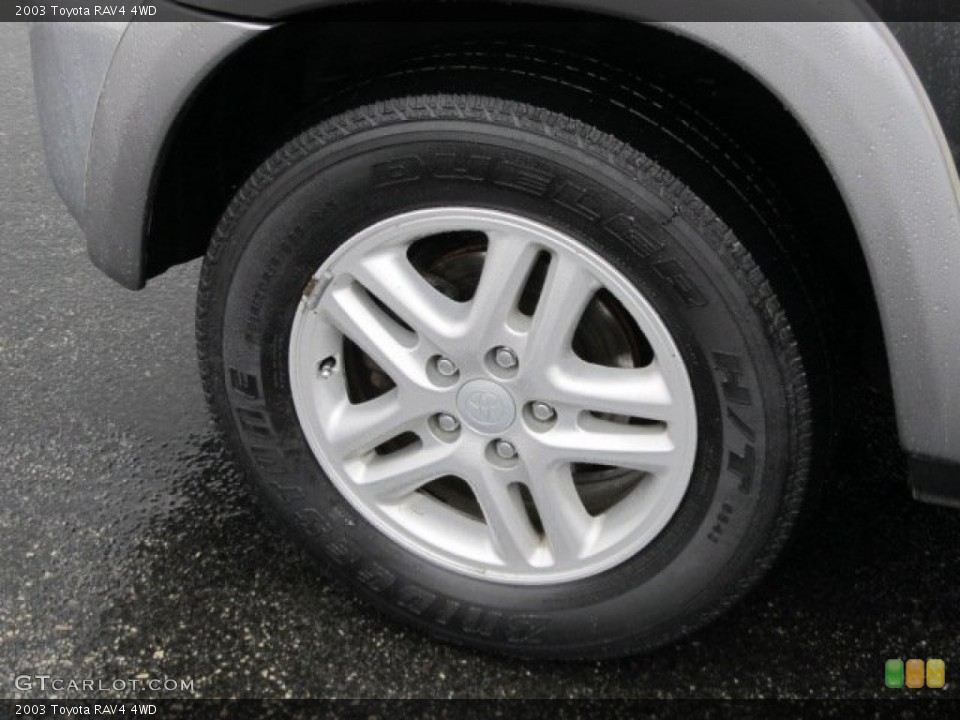 2003 Toyota RAV4 4WD Wheel and Tire Photo #59531402