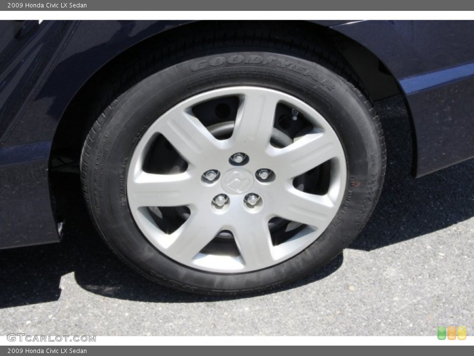 2009 Honda Civic LX Sedan Wheel and Tire Photo #59531405