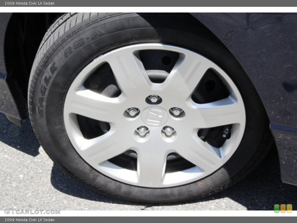 2009 Honda Civic LX Sedan Wheel and Tire Photo #59531422