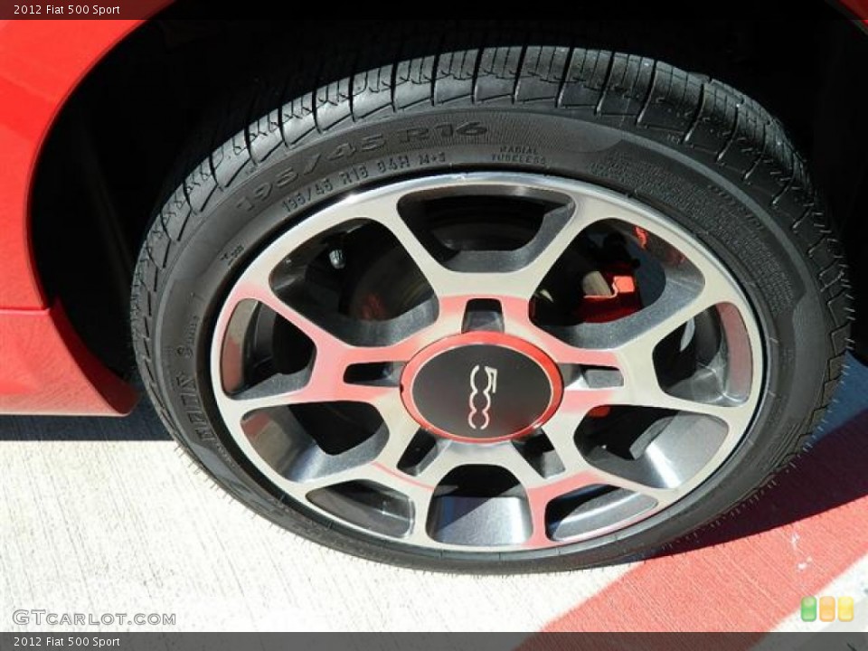 2012 Fiat 500 Sport Wheel and Tire Photo #59532886