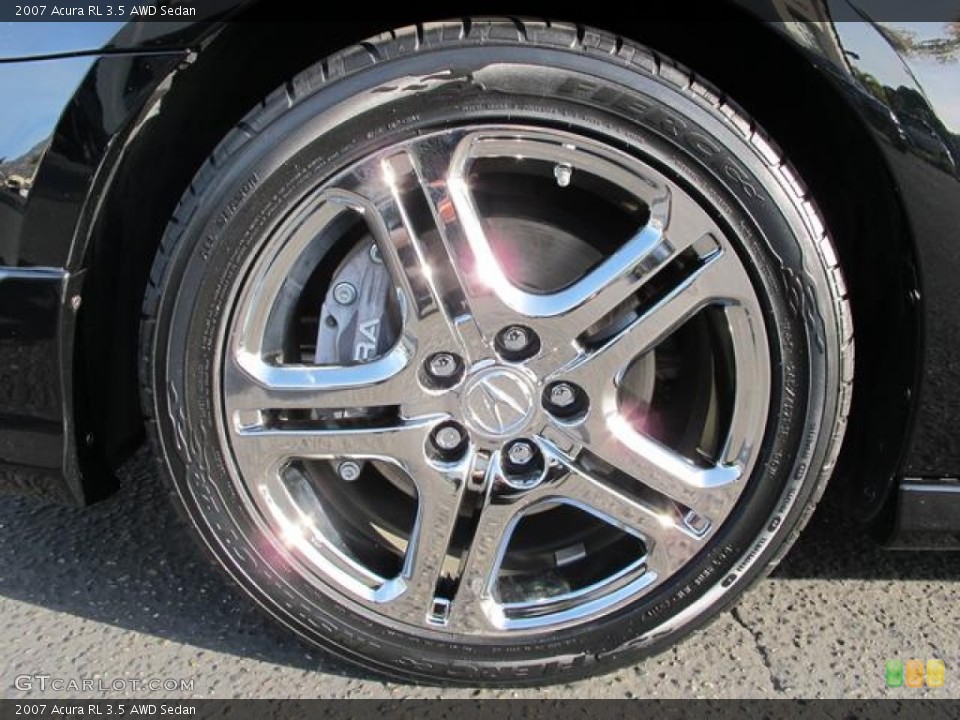 2007 Acura RL 3.5 AWD Sedan Wheel and Tire Photo #59534683