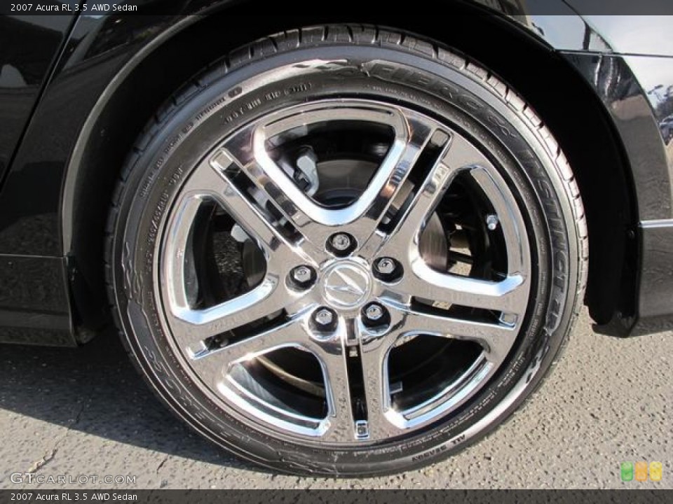 2007 Acura RL 3.5 AWD Sedan Wheel and Tire Photo #59534692