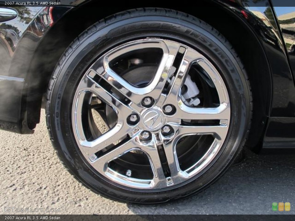 2007 Acura RL 3.5 AWD Sedan Wheel and Tire Photo #59534701