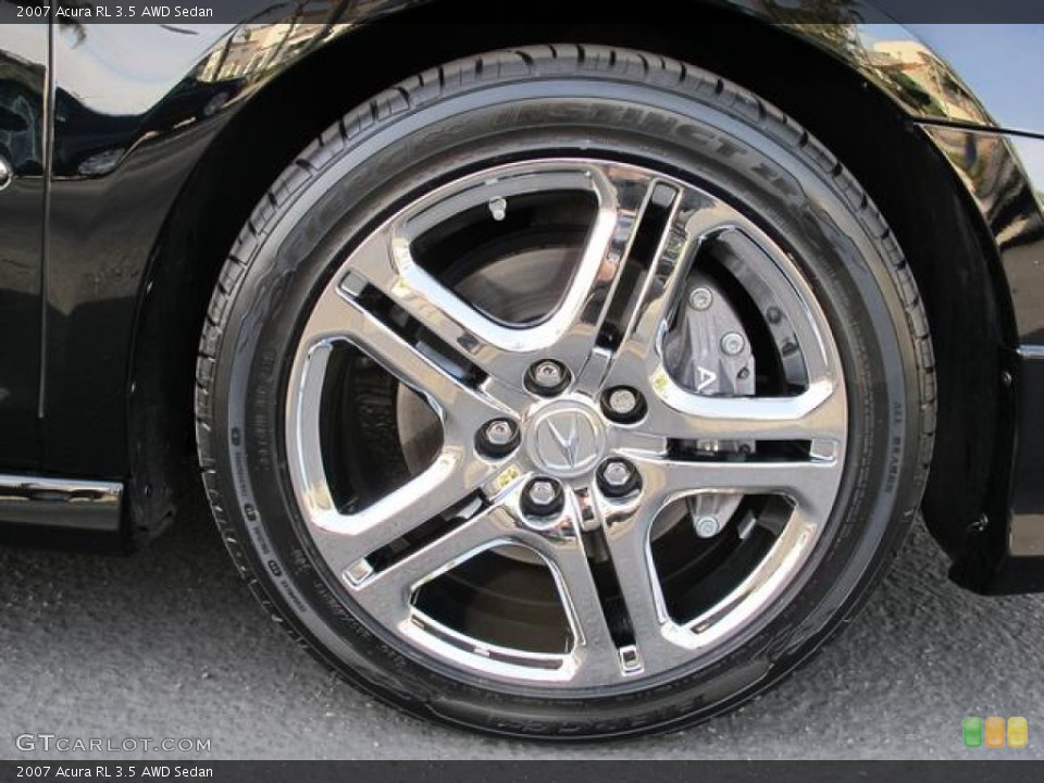 2007 Acura RL 3.5 AWD Sedan Wheel and Tire Photo #59534710