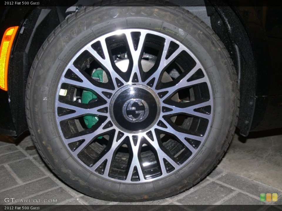 2012 Fiat 500 Gucci Wheel and Tire Photo #59534746