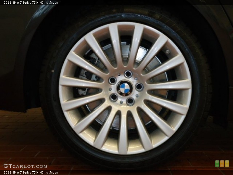 2012 BMW 7 Series 750i xDrive Sedan Wheel and Tire Photo #59535655