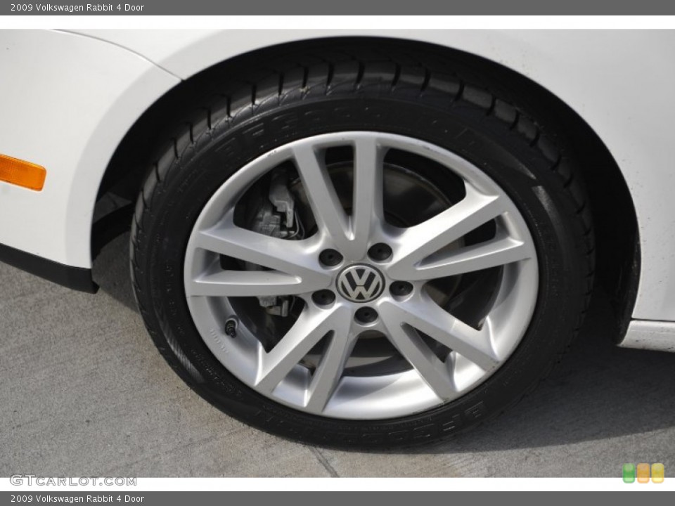 2009 Volkswagen Rabbit 4 Door Wheel and Tire Photo #59536042