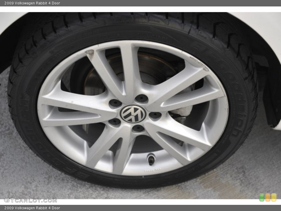 2009 Volkswagen Rabbit 4 Door Wheel and Tire Photo #59536081