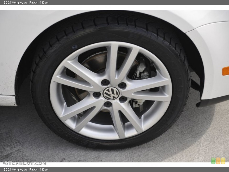 2009 Volkswagen Rabbit 4 Door Wheel and Tire Photo #59536099