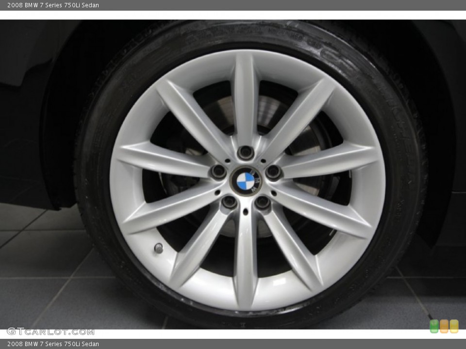 2008 BMW 7 Series 750Li Sedan Wheel and Tire Photo #59538412