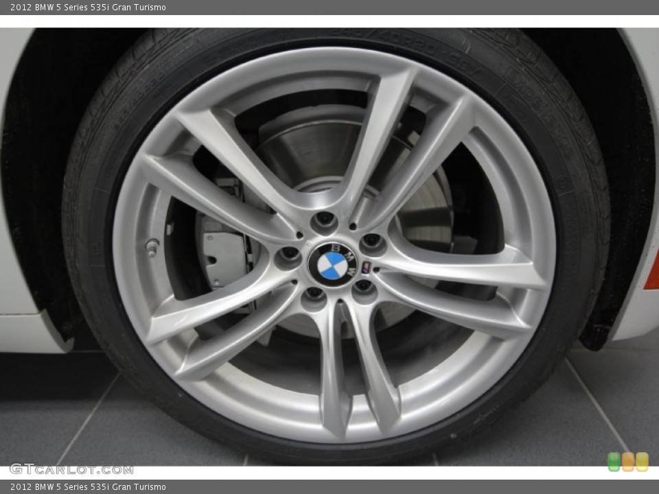 2012 BMW 5 Series 535i Gran Turismo Wheel and Tire Photo #59541936