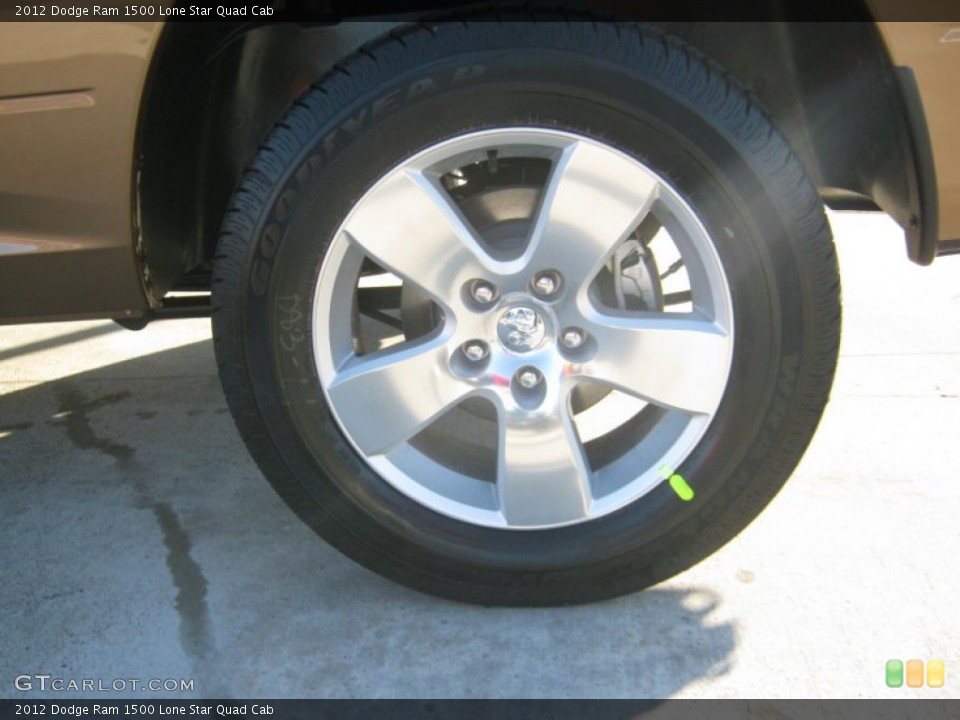 2012 Dodge Ram 1500 Lone Star Quad Cab Wheel and Tire Photo #59544423