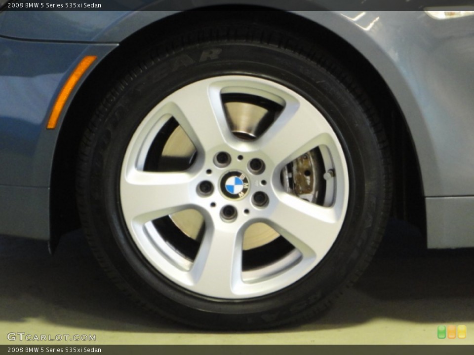 2008 BMW 5 Series 535xi Sedan Wheel and Tire Photo #59547432
