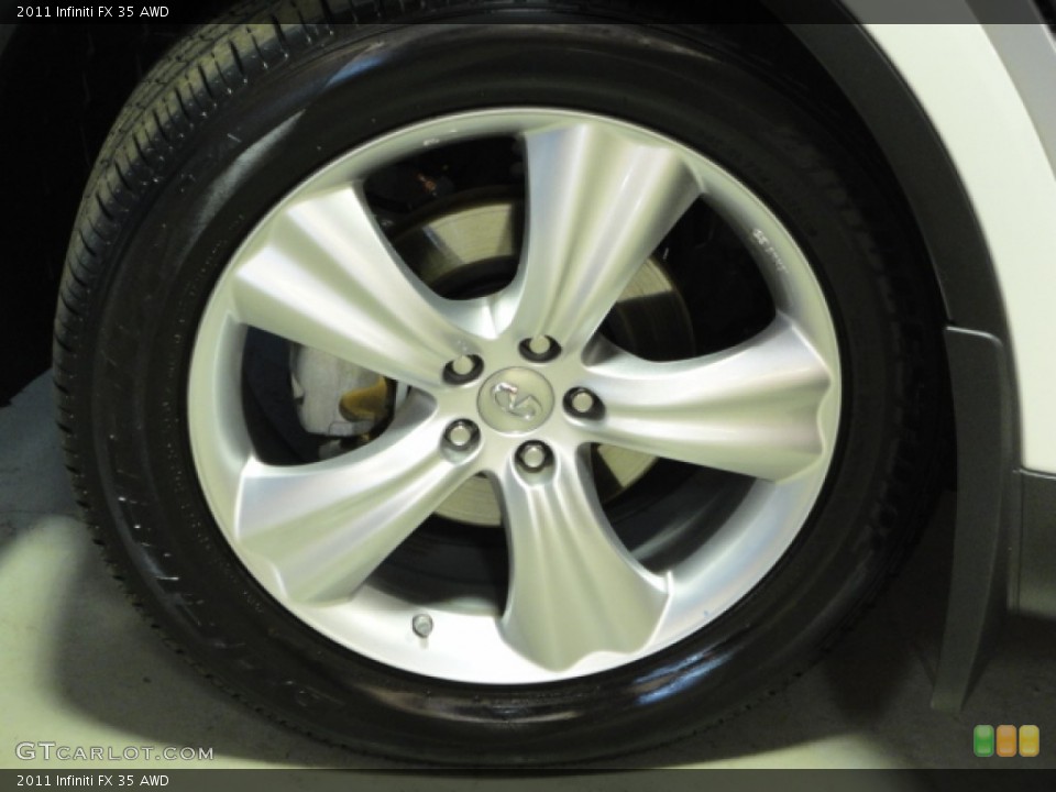 2011 Infiniti FX 35 AWD Wheel and Tire Photo #59548076