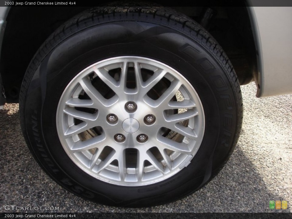 2003 Jeep Grand Cherokee Limited 4x4 Wheel and Tire Photo #59548842