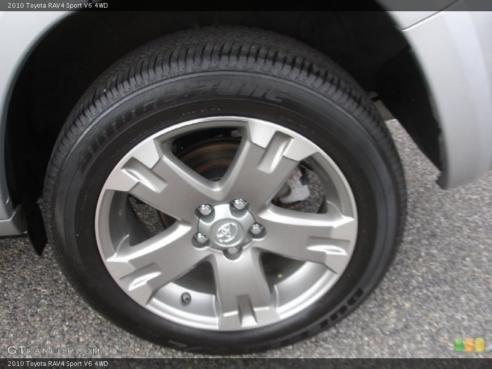 2010 Toyota RAV4 Sport V6 4WD Wheel and Tire Photo #59548975