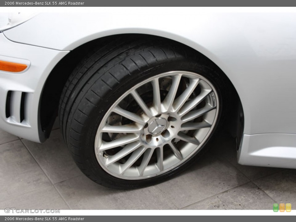2006 Mercedes-Benz SLK 55 AMG Roadster Wheel and Tire Photo #59552034