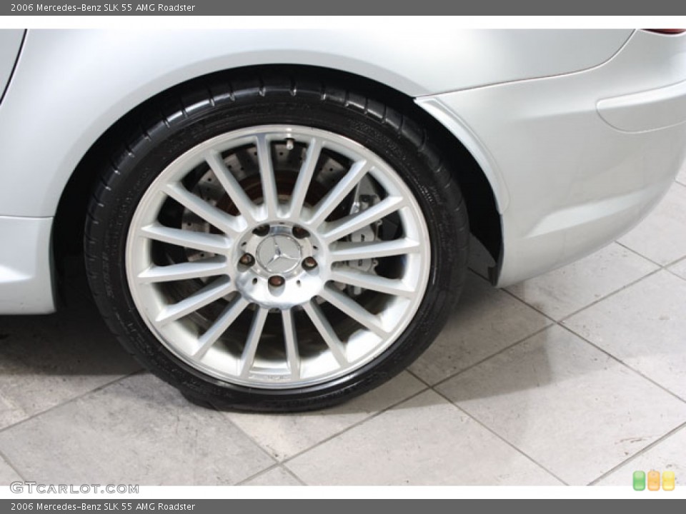 2006 Mercedes-Benz SLK 55 AMG Roadster Wheel and Tire Photo #59552058