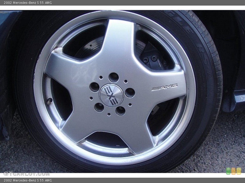2002 Mercedes-Benz S 55 AMG Wheel and Tire Photo #59552139