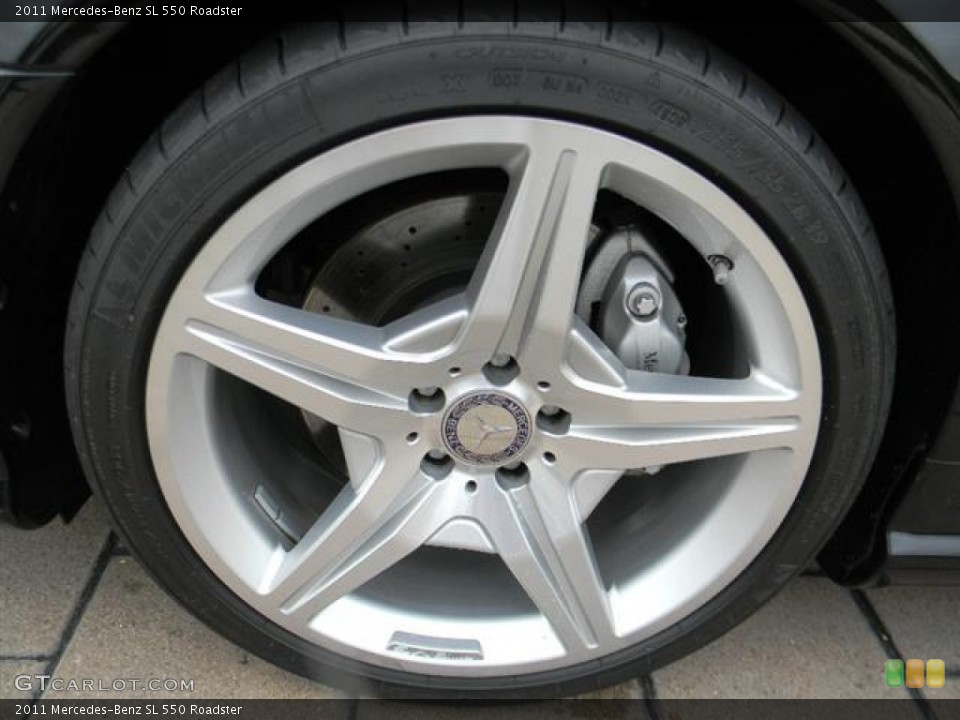 2011 Mercedes-Benz SL 550 Roadster Wheel and Tire Photo #59552649