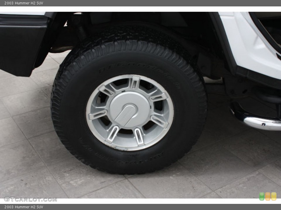 2003 Hummer H2 SUV Wheel and Tire Photo #59553063