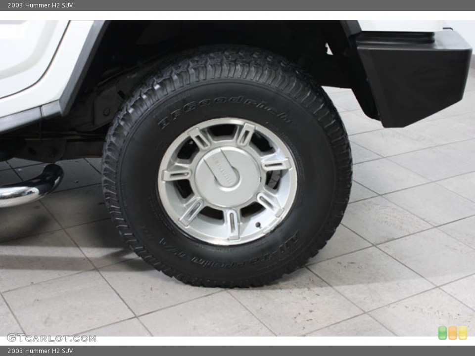 2003 Hummer H2 SUV Wheel and Tire Photo #59553087