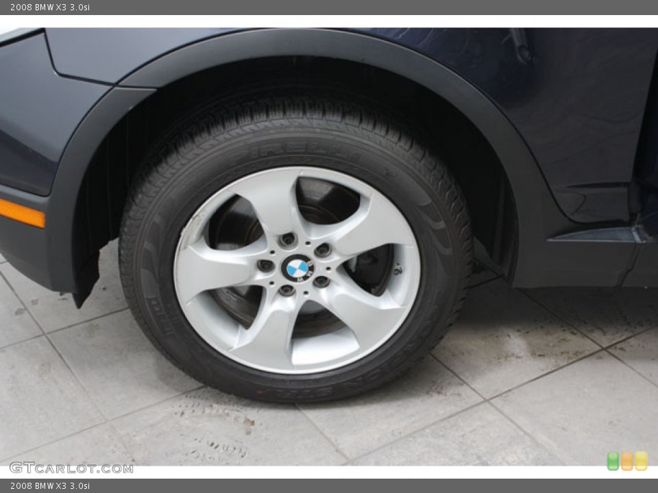 2008 BMW X3 3.0si Wheel and Tire Photo #59553659