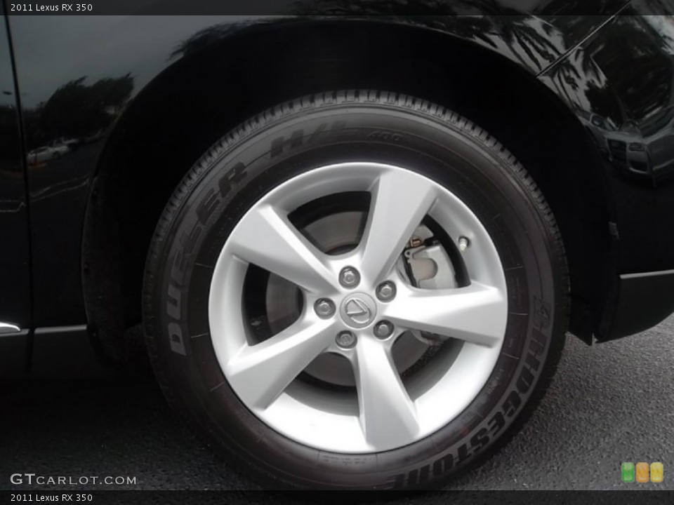 2011 Lexus RX 350 Wheel and Tire Photo #59555532