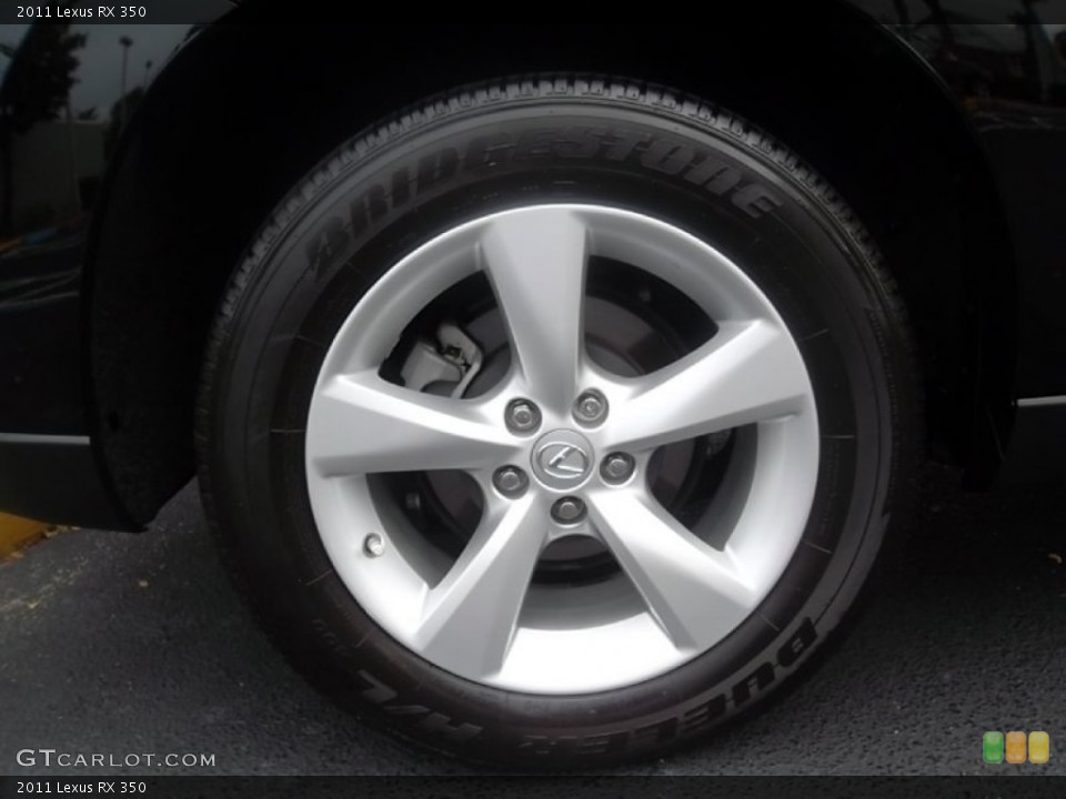 2011 Lexus RX 350 Wheel and Tire Photo #59555541