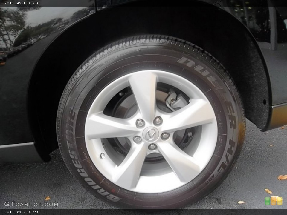 2011 Lexus RX 350 Wheel and Tire Photo #59555592