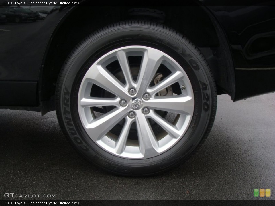 2010 Toyota Highlander Hybrid Limited 4WD Wheel and Tire Photo #59555904