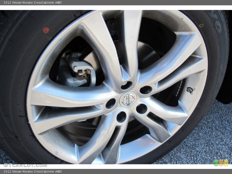 2012 Nissan Murano CrossCabriolet AWD Wheel and Tire Photo #59557509