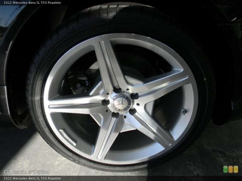 2012 Mercedes-Benz SL 550 Roadster Wheel and Tire Photo #59558031