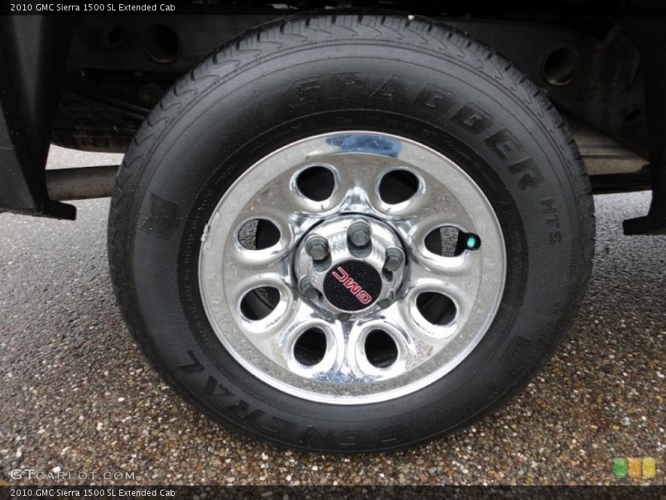 2010 GMC Sierra 1500 SL Extended Cab Wheel and Tire Photo #59559828