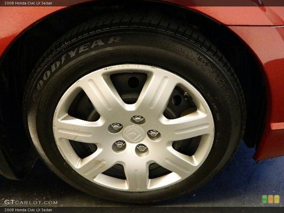 2008 Honda Civic LX Sedan Wheel and Tire Photo #59559894