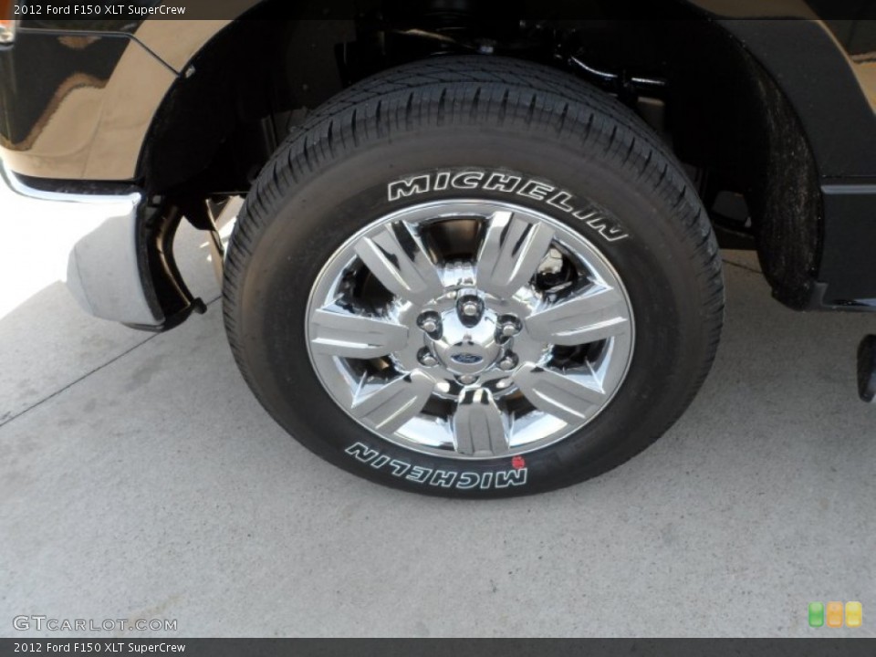2012 Ford F150 XLT SuperCrew Wheel and Tire Photo #59562213