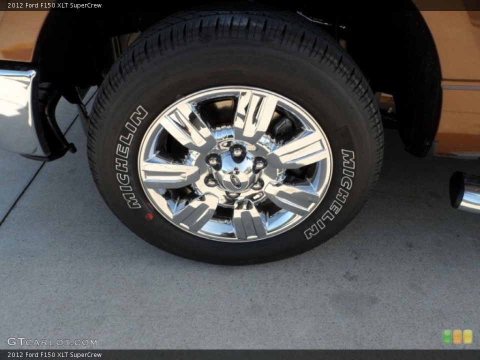 2012 Ford F150 XLT SuperCrew Wheel and Tire Photo #59562873