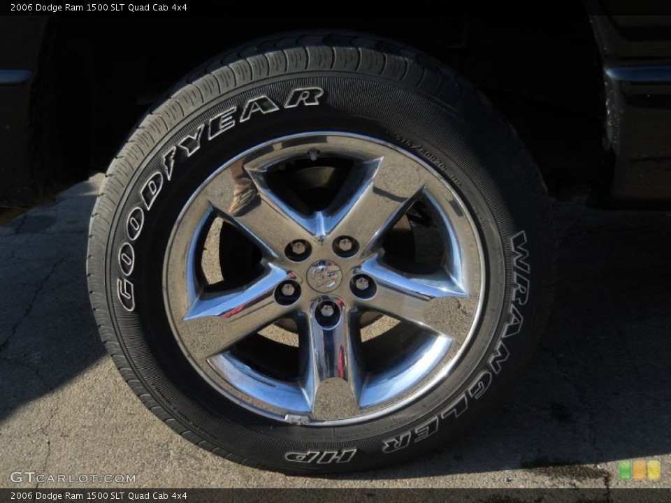2006 Dodge Ram 1500 SLT Quad Cab 4x4 Wheel and Tire Photo #59562933