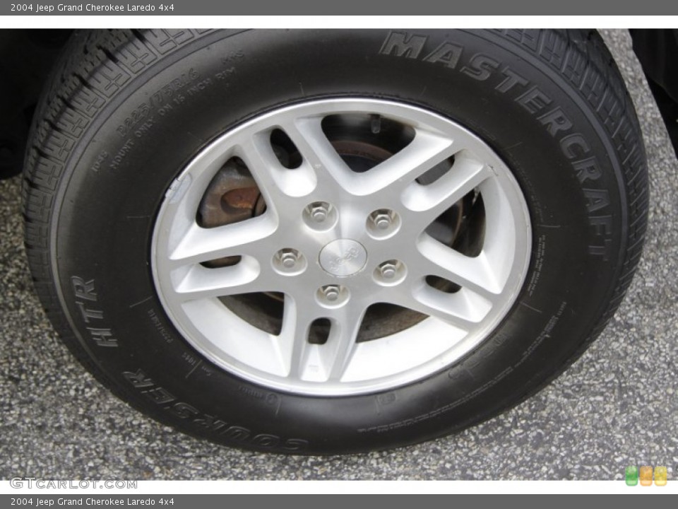 2004 Jeep Grand Cherokee Laredo 4x4 Wheel and Tire Photo #59566851