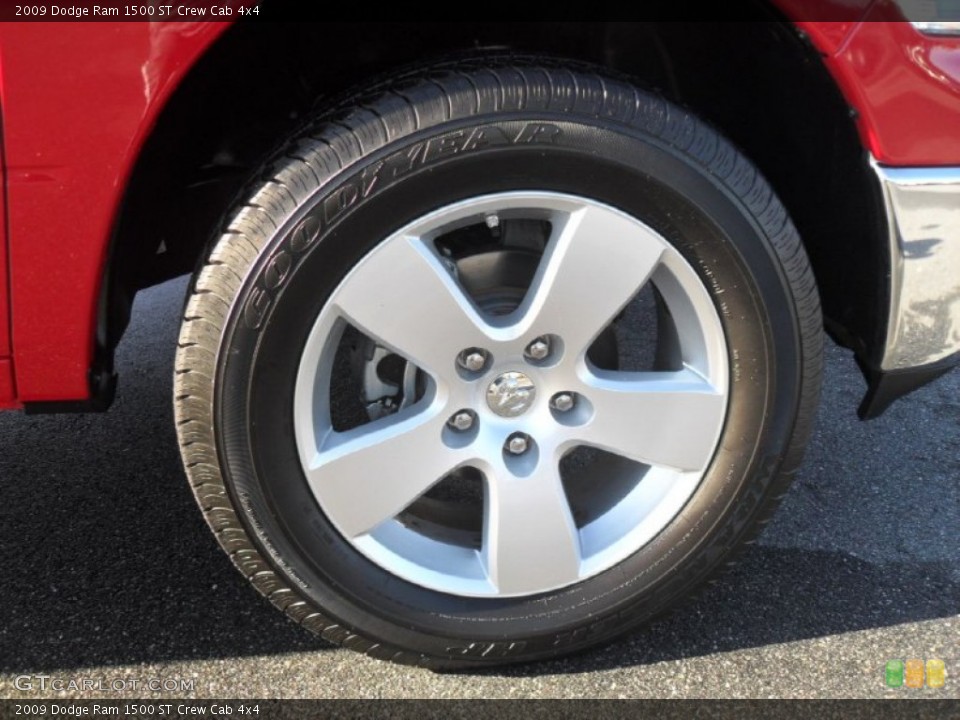 2009 Dodge Ram 1500 ST Crew Cab 4x4 Wheel and Tire Photo #59568480