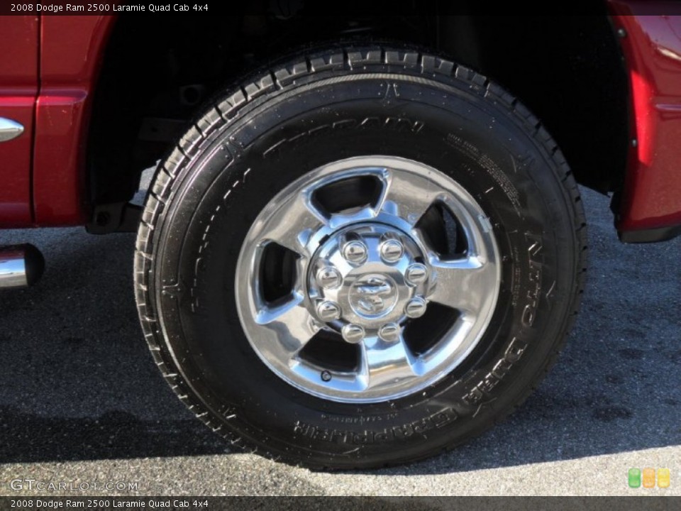 2008 Dodge Ram 2500 Laramie Quad Cab 4x4 Wheel and Tire Photo #59568930